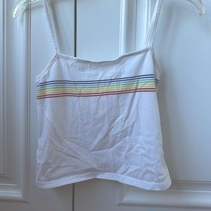 Brandy Melville OS (fits XS-S) rainbow detail tank